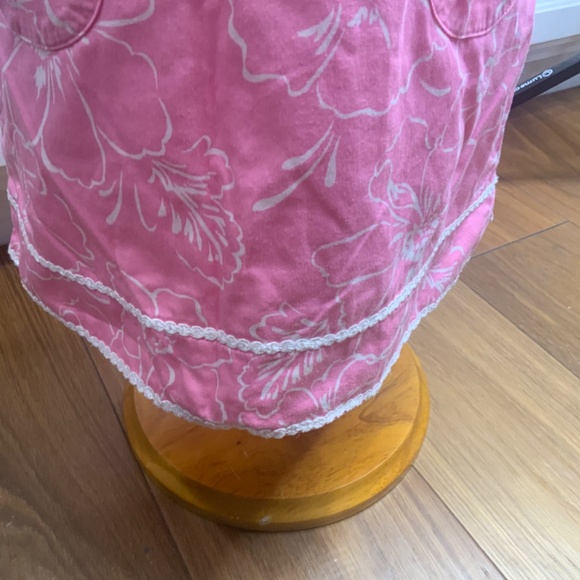 Janie and Jack Pink Flowered Dress Size 6 - Picture 4 of 8